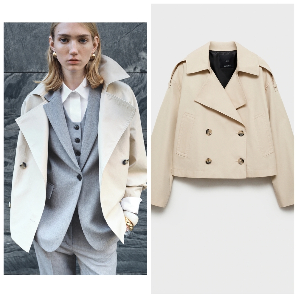 MANGO Short Trench